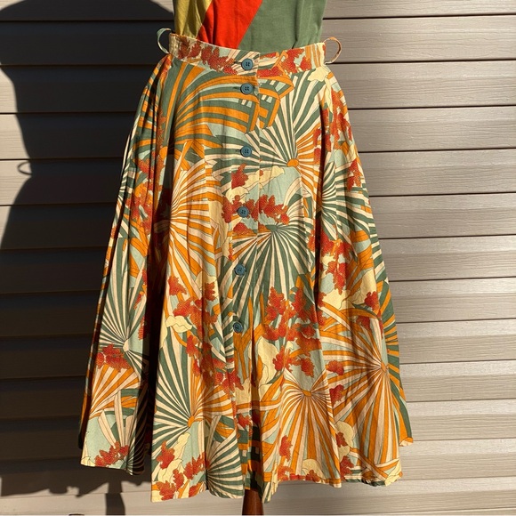 Amazing 1970s vintage ensemble ( skirt and top) - Picture 3 of 13